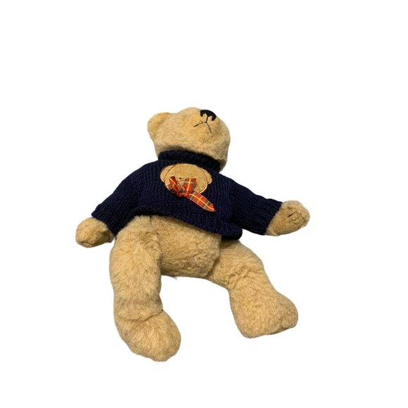 The Heritage Collection Ganz 11 in Tall Tan Teddy Bear Plush stuffed Animal Doll - Picture 2 of 4